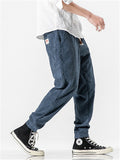 Men's Fashion Skinny Corduroy Pants for Autumn Winter