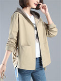 Ins Short Hooded Autumn Women Jackets