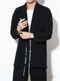 Loose Solid Color Stand Collar Shirt