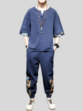 Chinese Style Hanfu Suit Summer Men's Outfits