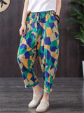 New Arrival Stylish Printed Breathable Baggy Pants For Ladies