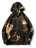 Printed Large Size Students Men's Jackets