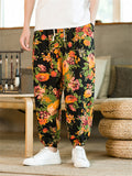 Thin Floral Colombia Long Men's Pants