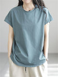 Essential Summer Pullover Simple Daily Wear Shirts For Women