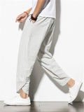 Comfort Casual Striped Linen Pants for Men