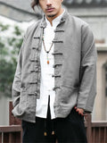 Men's Comfy Full Button Linen Shirts