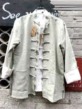 Men's Comfy Full Button Linen Shirts