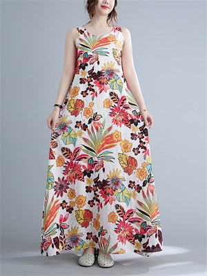 Women's Beautiful Floral Holiday Dress