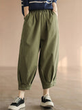 Summer Fall New Casual Loose Solid Pants For Women