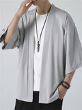 Ice Silk Oversize Loose Shirts For Men