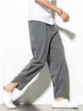 Comfort Casual Striped Linen Pants for Men