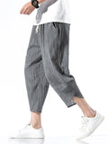 Trendy Comfy Solid Color Pants With Pockets