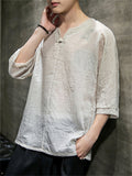 Thin Round Neck Solid Color Half Sleeve T-Shirts