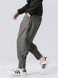 Men's Japanese Style Casual Straight Cargo Pants