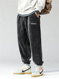 Autumn Winter Simple Design Corduroy Men's Pants