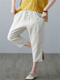 Thin Cotton Linen Oversized Harem Ladies Pants