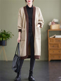 Large Size Autumn Winter Cozy Cardigan Sweater Women's Jackets