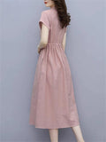 Gentle Summer New Cotton Linen Dresses