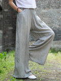 Women's Silk Soft Comfy Silk Floor-Length Pants