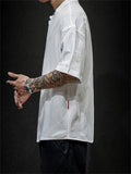 Men's Daily Wear Stylish Simple Short Sleeve Linen Shirts