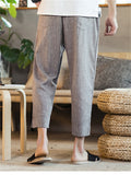 Cotton Linen Comfy Long Men's Pants