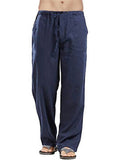 Men's Linen Loose Straight Pants