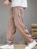 Men's Cotton Linen Chinese Style Simple Lantern Pants