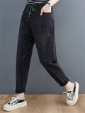 Slim Large Size Comfortable Harem Female Jeans