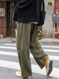 Trendy Casual Loose-fitting Men's Corduroy Pants