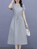 Gentle Summer New Cotton Linen Dresses