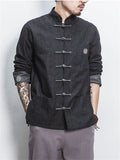 Men's Retro Buckles Denim Jackets