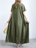 Simple Japanese Style Summer Slim Women's Dresses