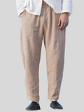 Plus Size Cotton Linen Casual Harem Men's Pants