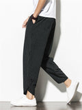 Comfort Casual Striped Linen Pants for Men