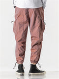 Loose Solid Color Ankle Banded Pants