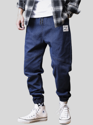 Loose Cargo Ankle-tied Long Students Male Jeans