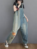 Large Size Casual Women's Fall Trendy Straps Jumpsuits