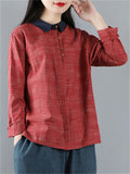 Comfy Simple Cotton Shirts For Lady