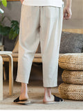 Cotton Linen Comfy Long Men's Pants