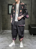 Men's Chinese Hanfu Printed Outfits