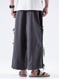 Autumn Top Chinese Style Men's Loose Wide Leg Pants