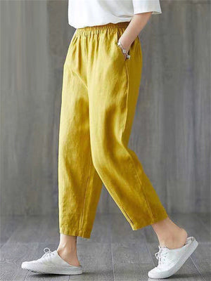 Summer Comfy Casual Linen Pants for Women