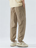 Spring Summer Cozy Fashion Men's Drawstring Ankle-tied Pants