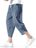 Trendy Comfy Solid Color Pants With Pockets