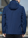 Leisure Windproof Men's Zipper Hooded Jackets