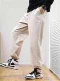 Straight Leg Corduroy Solid Warm Long Pants For Men