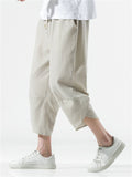 Trendy Comfy Solid Color Pants With Pockets