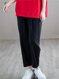 Straight Leg Loose Sports Female Pants