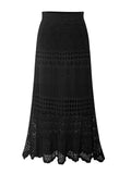 Women's Hollow Out Knitting Mermaid Skirt