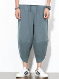 Drawstring Loose Fashion Pants With Pockets